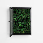 Wottosque Green - Wall Cabinet - Craig Watkins - Antracite - Reeded glass