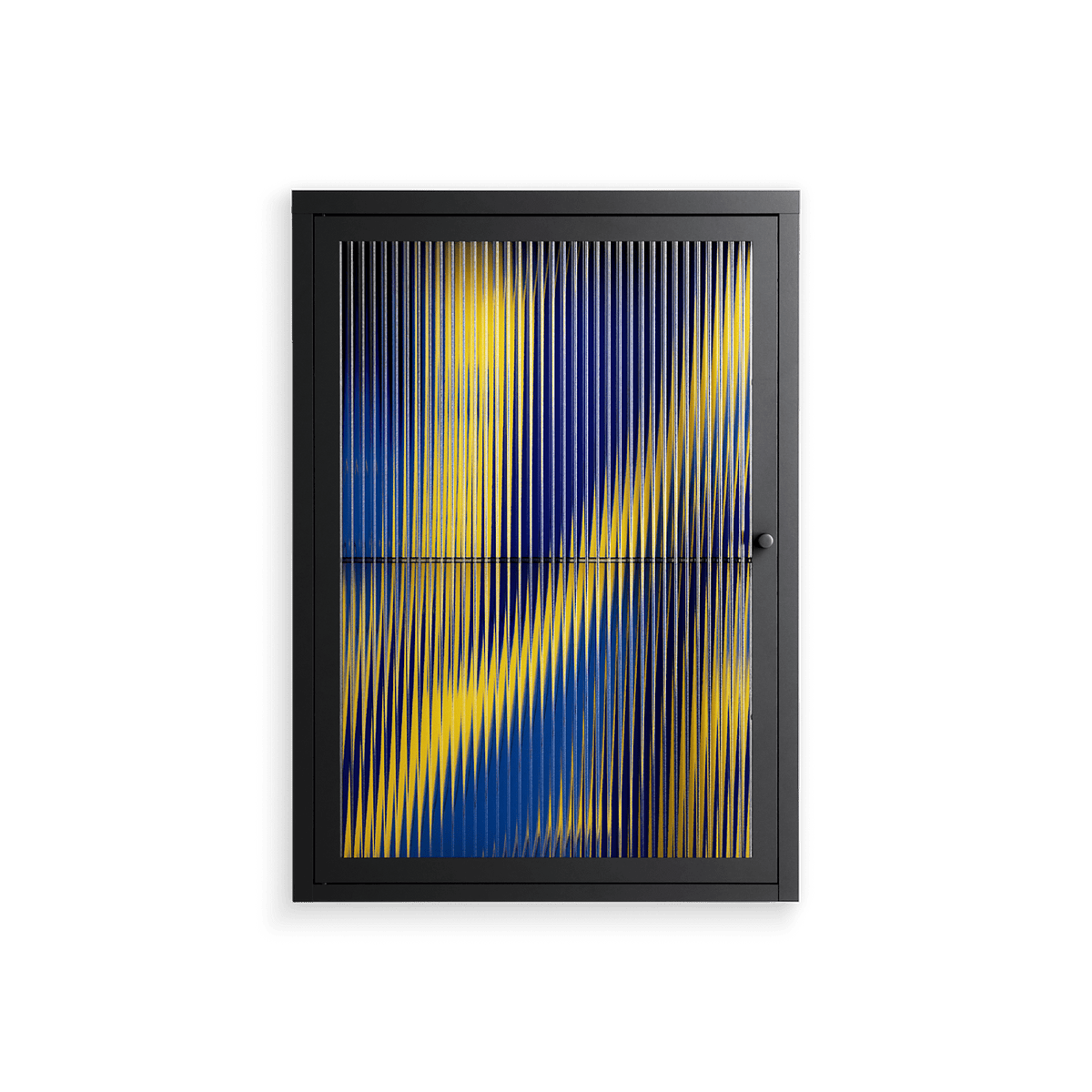 Blue Gale - Wall Cabinet - Oluwasheyi Adebayo - Antracite - Reeded glass