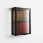 Hours - Wall Cabinet - Oluwasheyi Adebayo - Antracite - Reeded glass