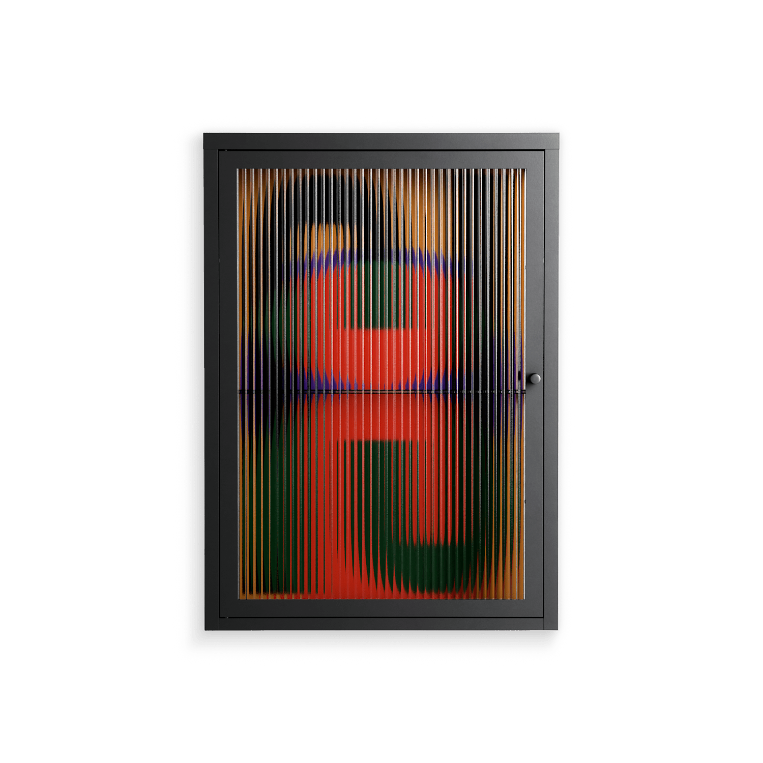 JJ - Wall Cabinet - Oluwasheyi Adebayo - Antracite - Reeded glass