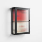 Parallel Mirage - Wall Cabinet - Oluwasheyi Adebayo - Antracite - Reeded glass