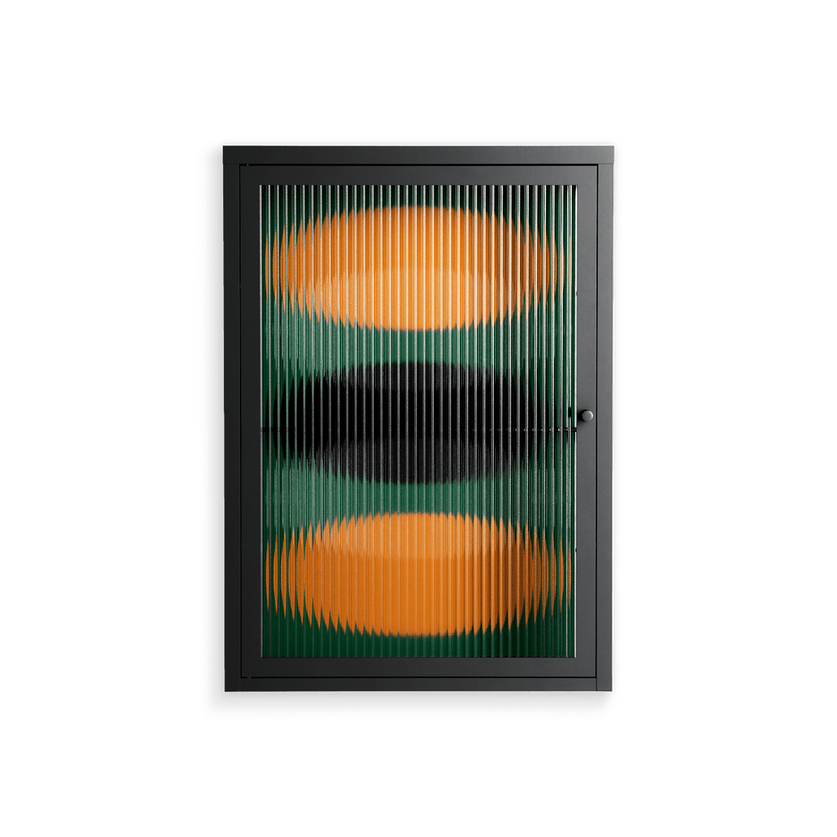 Soul Split - Wall Cabinet - Oluwasheyi Adebayo - Antracite - Reeded glass