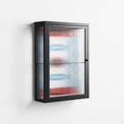 Velvet Dusk - Wall Cabinet - Oluwasheyi Adebayo - Antracite - Reeded glass