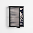 Wave Lens - Wall Cabinet - Oluwasheyi Adebayo - Antracite - Reeded glass