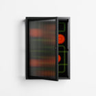 Floral Pipes - Wall Cabinet - Kristin Eriksson - Antracite - Reeded glass