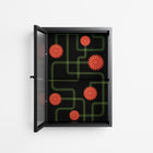 Floral Pipes - Wall Cabinet - Kristin Eriksson - Antracite - Reeded glass