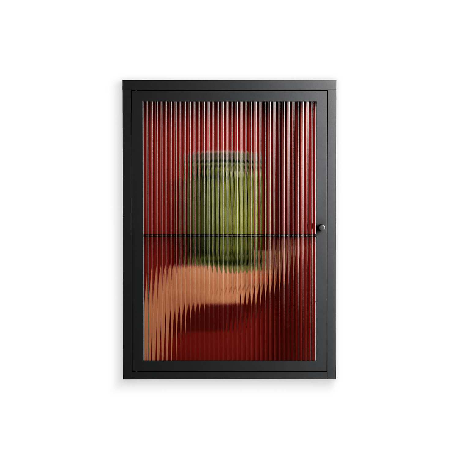Pickles - Wall Cabinet - Kristin Eriksson - Antracite - Reeded glass