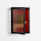Pickles - Wall Cabinet - Kristin Eriksson - Antracite - Reeded glass