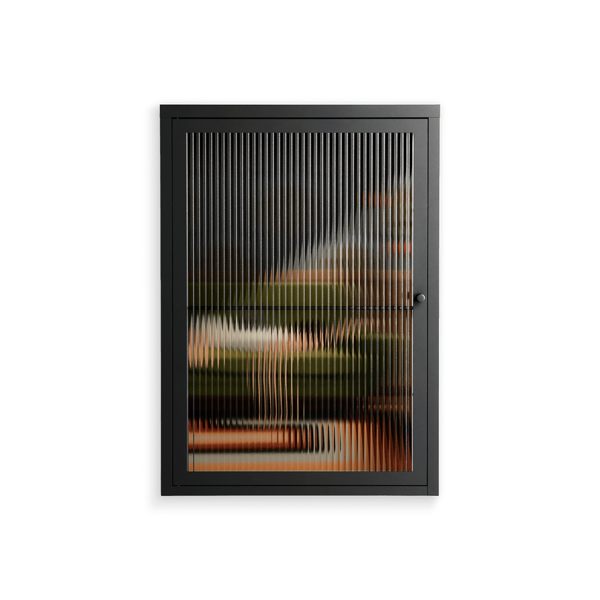 Waiting Game - Wall Cabinet - Kristin Eriksson - Antracite - Reeded glass
