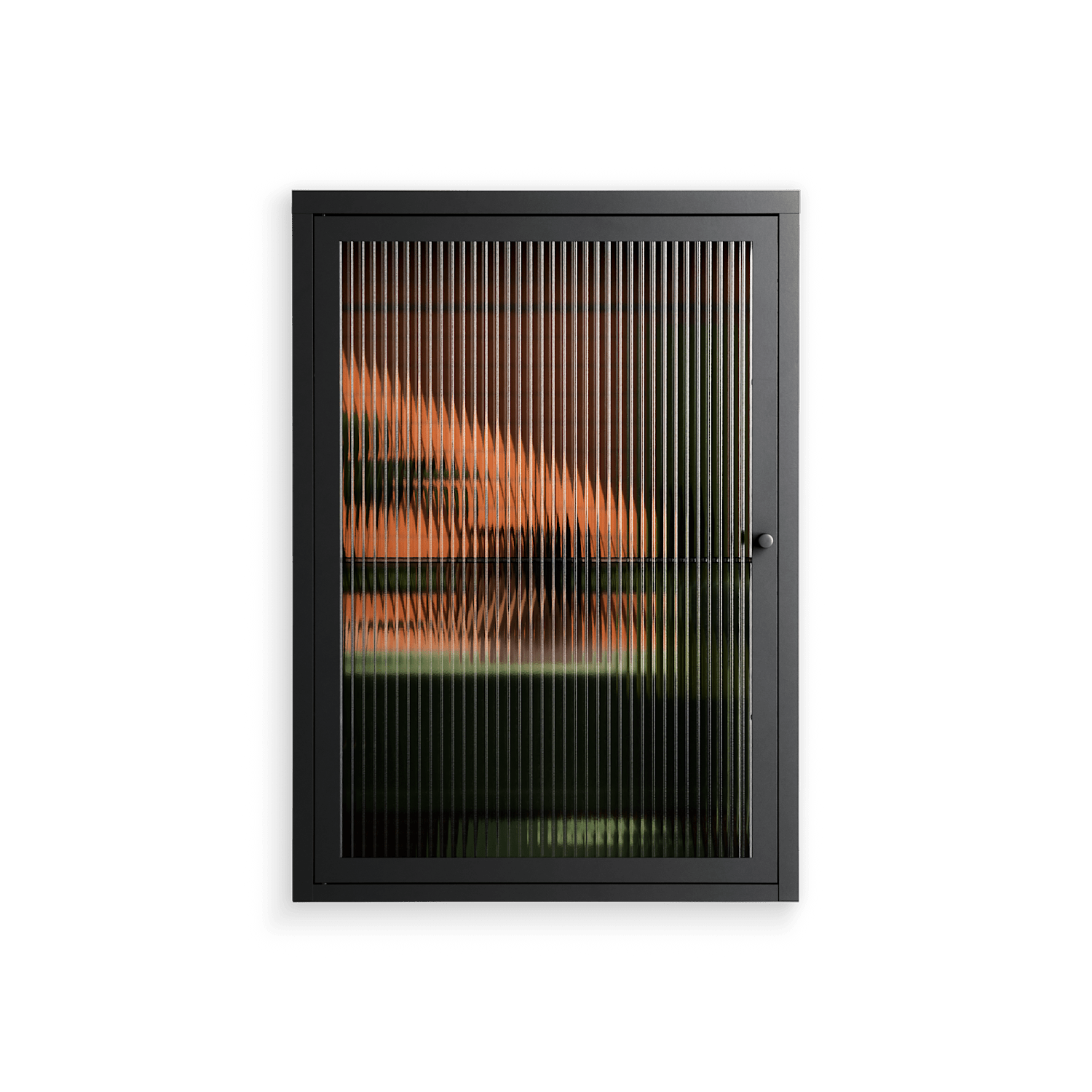 Bad Omen - Wall Cabinet - Kristin Eriksson - Antracite - Reeded glass