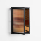 Women In Ballchair - Wall Cabinet - Kristin Eriksson - Antracite - Reeded glass