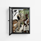 As The Rain Falls - Wall Cabinet - Sophie Goudman-Peachey - Antracite - Reeded glass