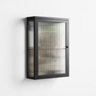 As The Rain Falls - Wall Cabinet - Sophie Goudman-Peachey - Antracite - Reeded glass