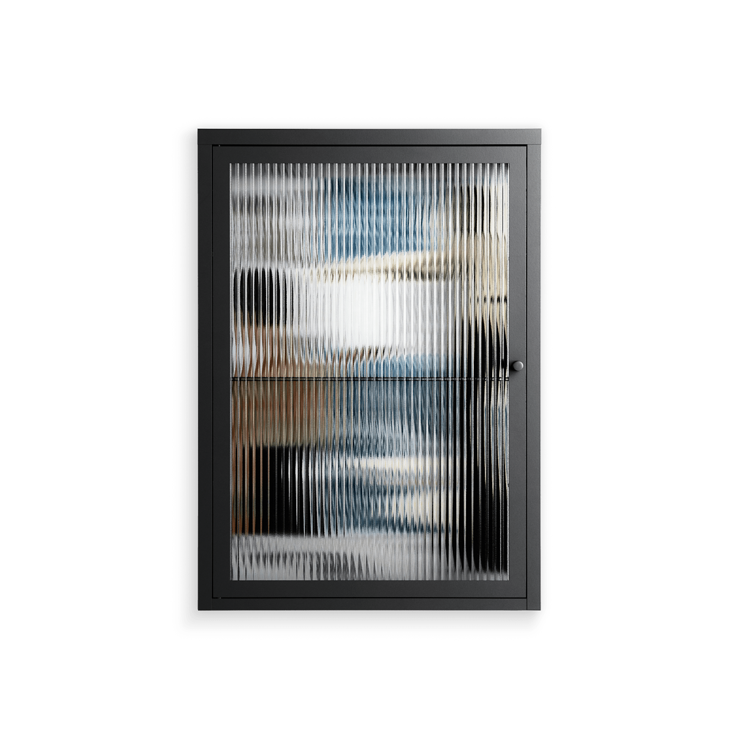 Balance - Wall Cabinet - Sophie Goudman-Peachey - Antracite - Reeded glass
