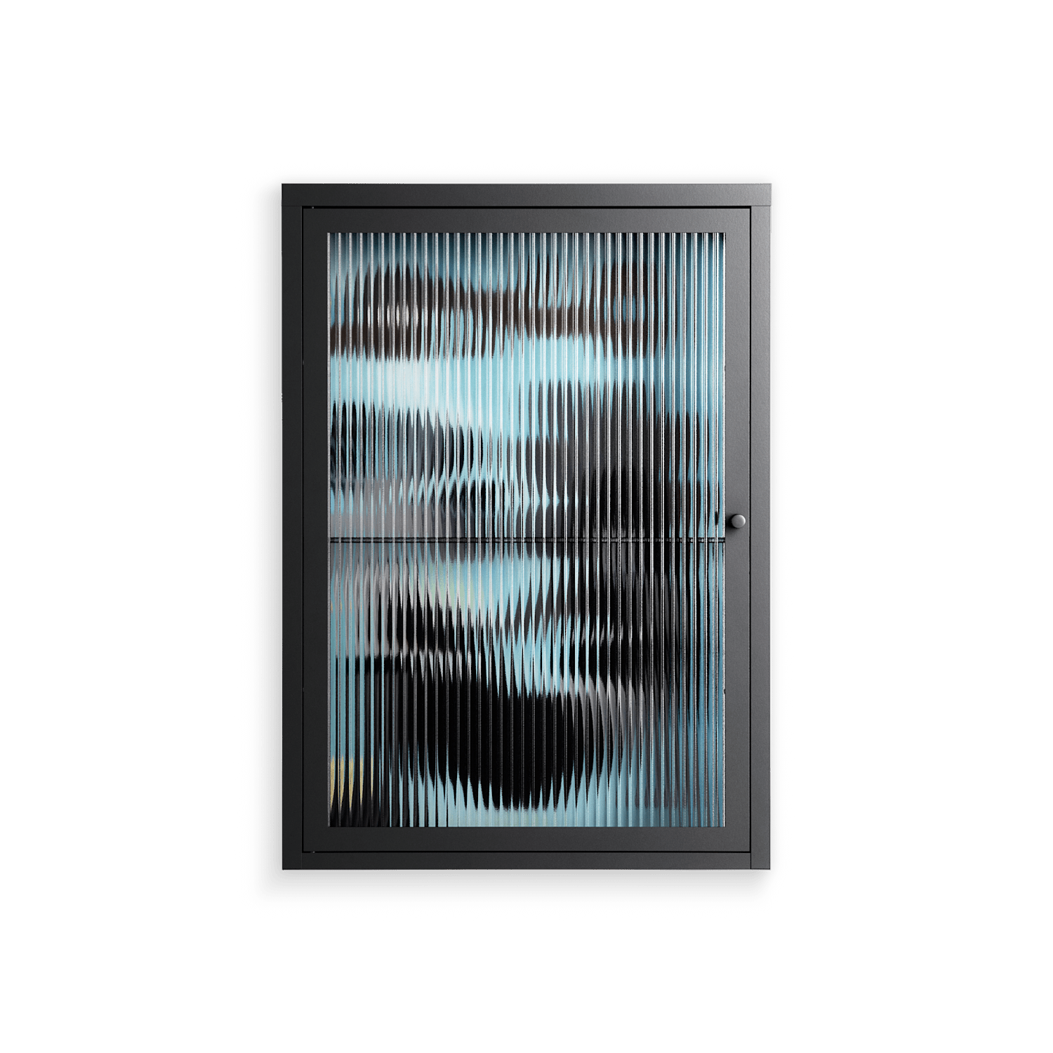 Day Dream - Wall Cabinet - Sophie Goudman-Peachey - Antracite - Reeded glass