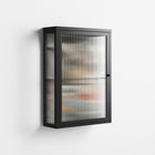 Sweet Far Away - Wall Cabinet - Sophie Goudman-Peachey - Antracite - Reeded glass