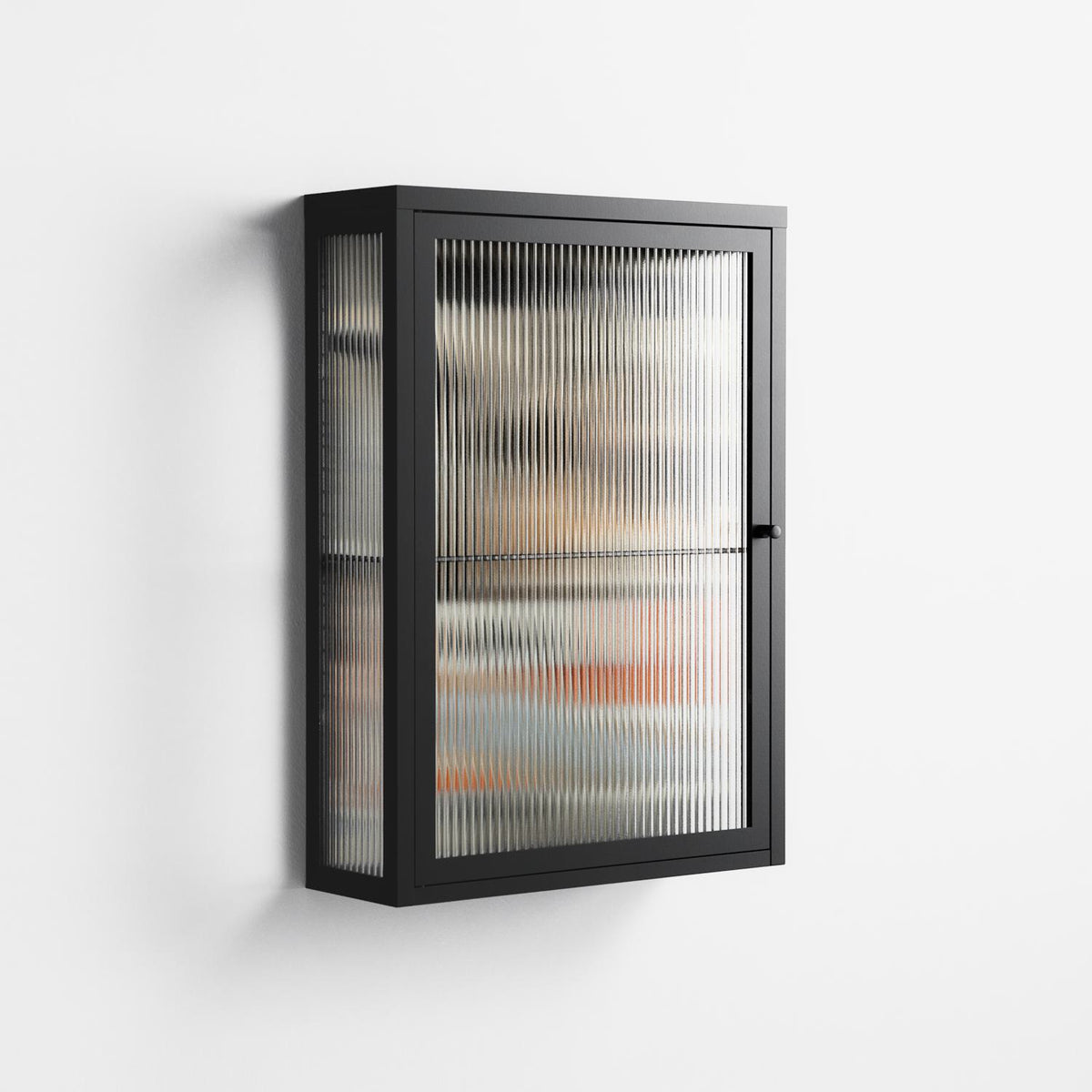 Sweet Far Away - Wall Cabinet - Sophie Goudman-Peachey - Antracite - Reeded glass