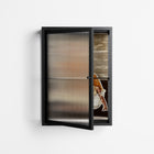 We Are Who We Are - Wall Cabinet - Sophie Goudman-Peachey - Antracite - Reeded glass