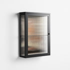We Are Who We Are - Wall Cabinet - Sophie Goudman-Peachey - Antracite - Reeded glass