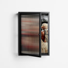 Where We Belong - Wall Cabinet - Sophie Goudman-Peachey - Antracite - Reeded glass