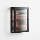 Where We Belong - Wall Cabinet - Sophie Goudman-Peachey - Antracite - Reeded glass