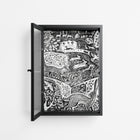 Flight Of Fancy - Wall Cabinet - Diana Catchpole - Antracite - Reeded glass