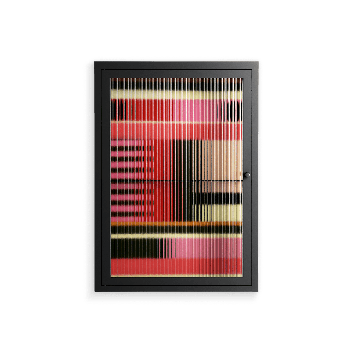 Harmonic - Wall Cabinet - Rikki Hewitt - Antracite - Reeded glass