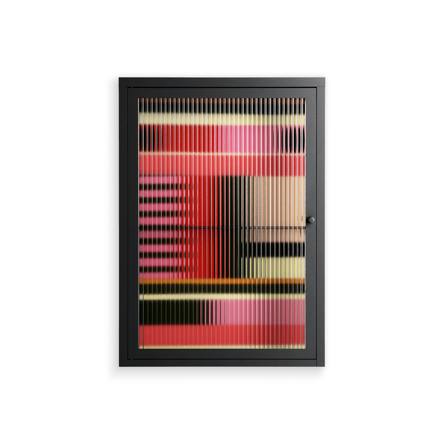 Harmonic - Wall Cabinet - Rikki Hewitt - Antracite - Reeded glass