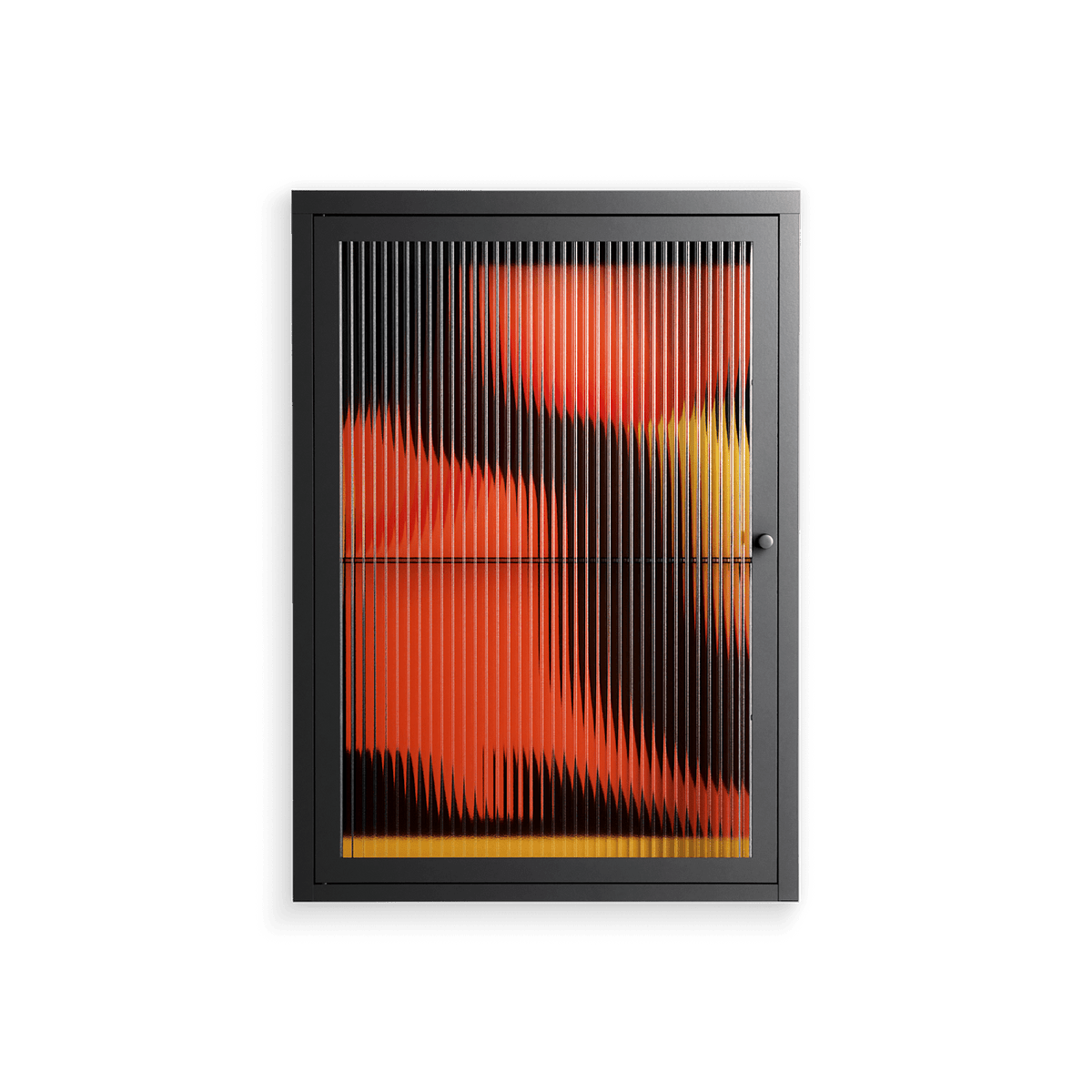 Swift - Wall Cabinet - Rikki Hewitt - Antracite - Reeded glass