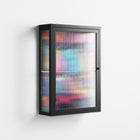 Sansone - Wall Cabinet - Maddalena Fanfani - Antracite - Reeded glass
