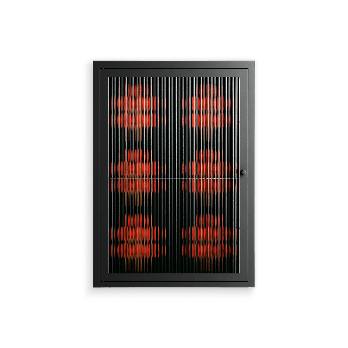 Berry Branch - Wall Cabinet - Ethan Fender - Antracite - Reeded glass