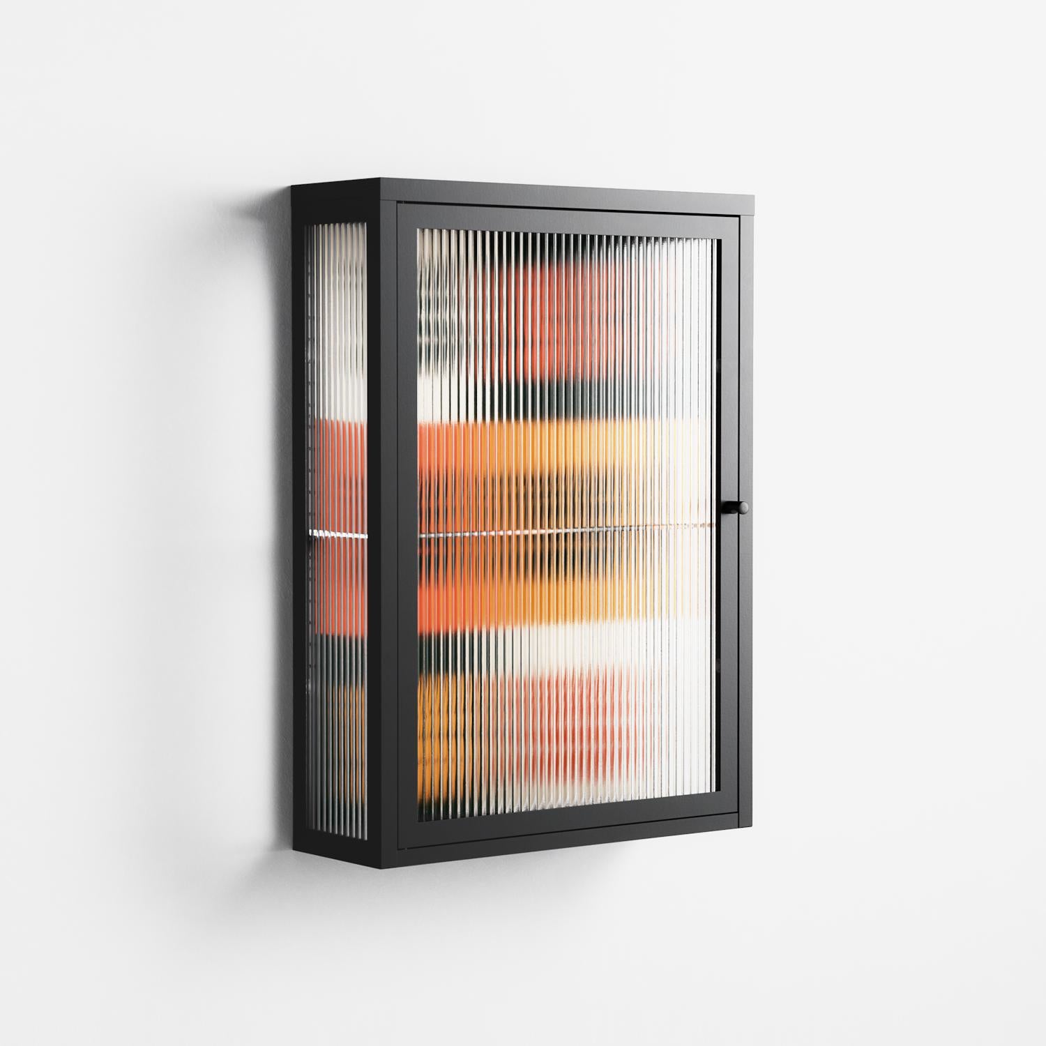 Draconicon - Wall Cabinet - Ethan Fender - Antracite - Reeded glass
