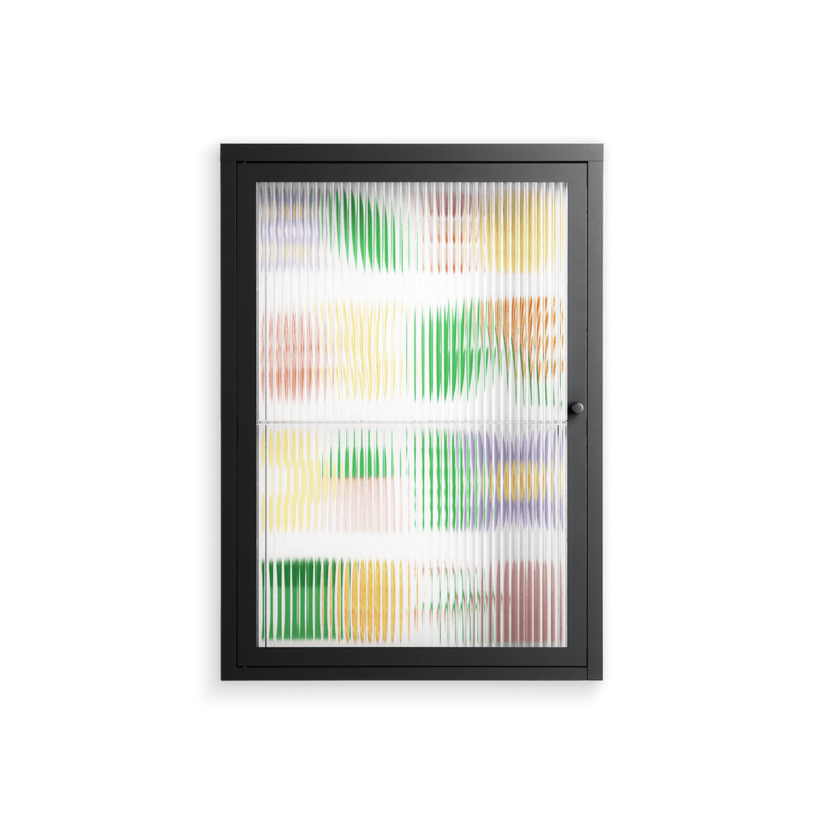Shapes - Wall Cabinet - Lydia Greaves - Antracite - Reeded glass