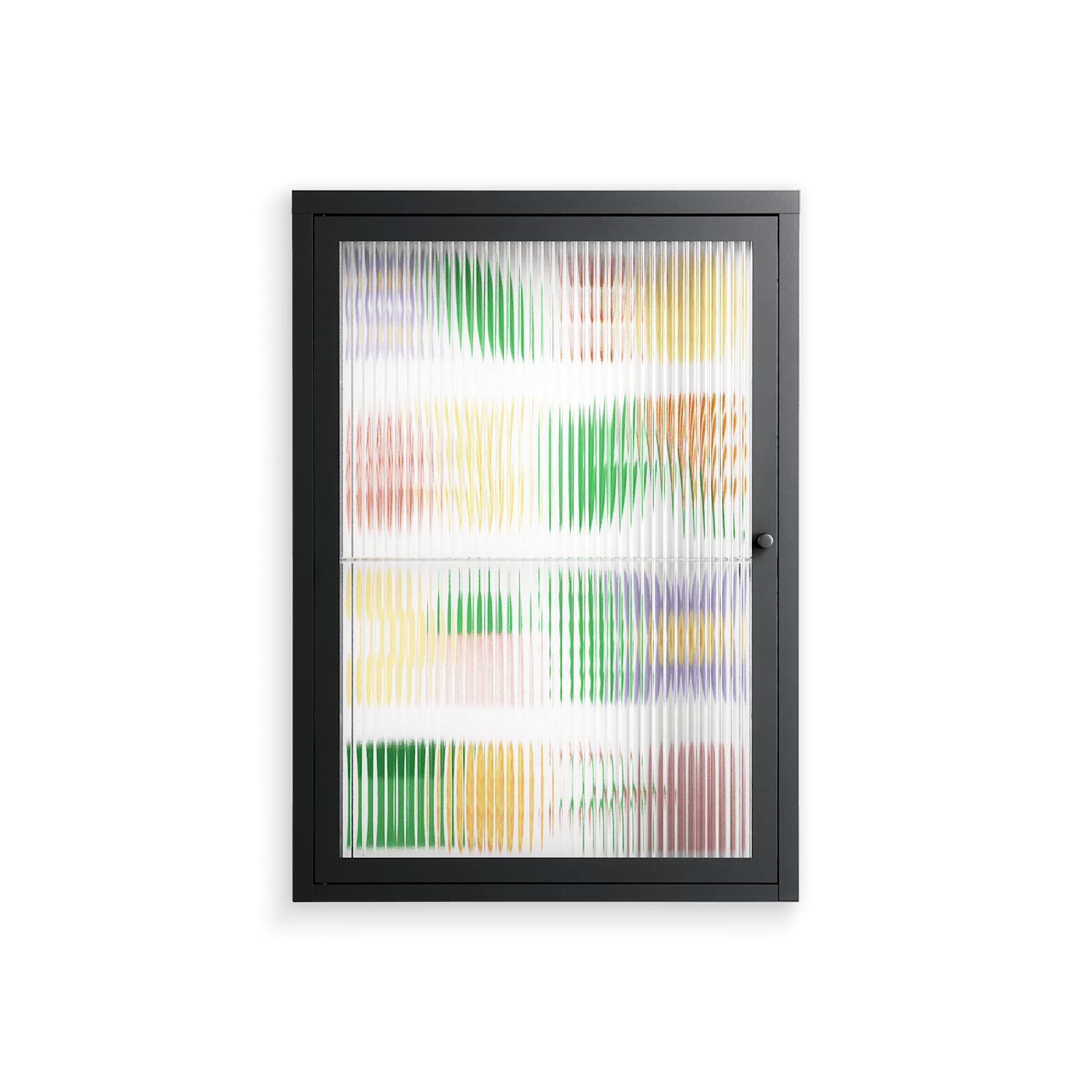 Shapes - Wall Cabinet - Lydia Greaves - Antracite - Reeded glass