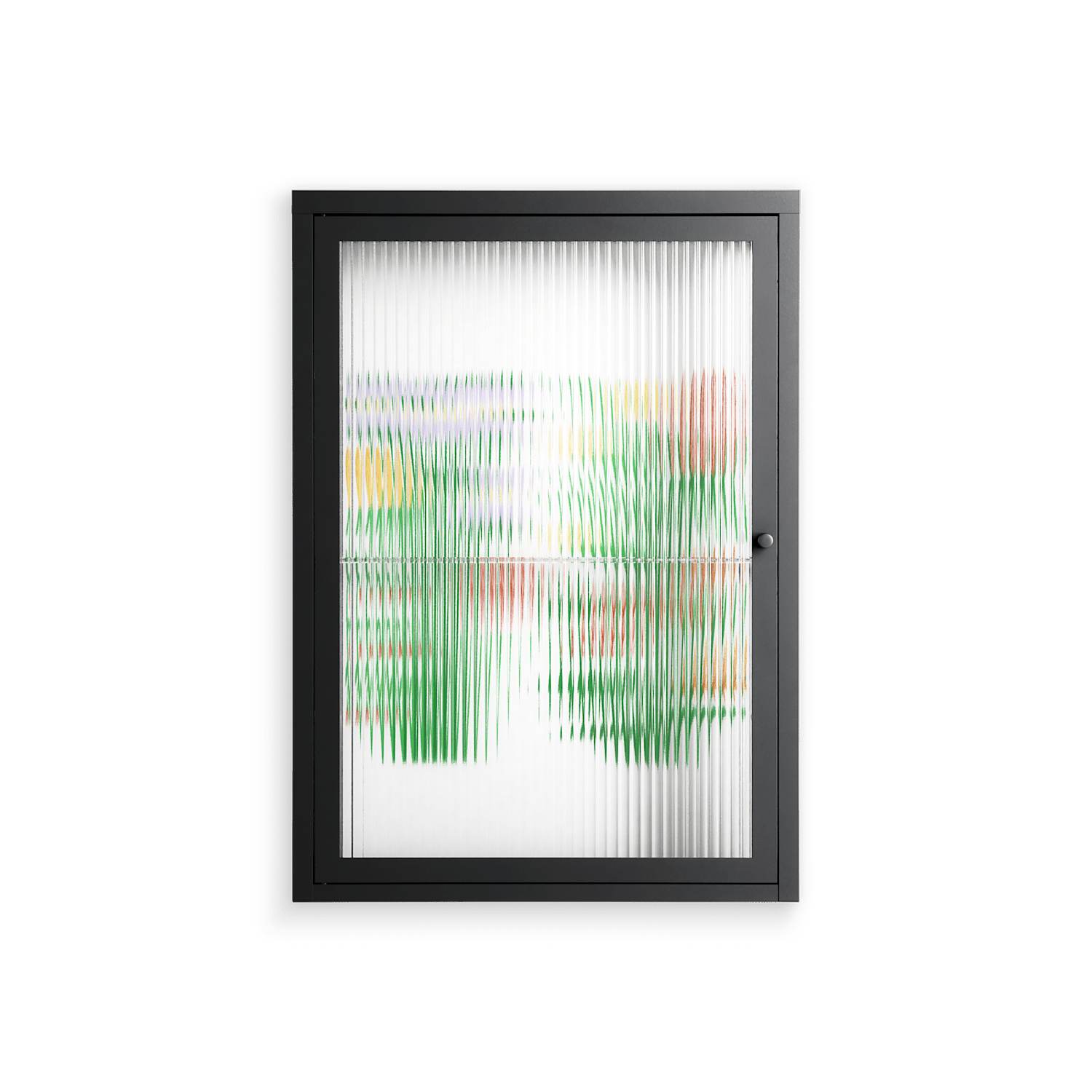 Bouquets - Wall Cabinet - Lydia Greaves - Antracite - Reeded glass