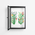 Bouquets - Wall Cabinet - Lydia Greaves - Antracite - Reeded glass