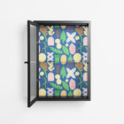 Shapes Blue - Wall Cabinet - Lydia Greaves - Antracite - Reeded glass