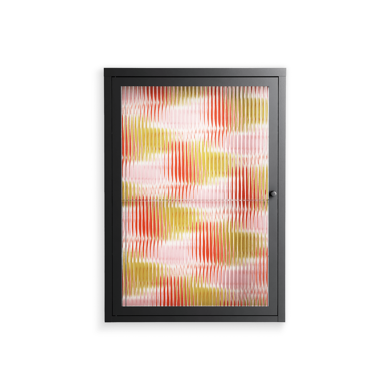 Cats - Wall Cabinet - Lydia Greaves - Antracite - Reeded glass