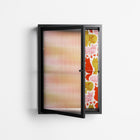 Cats - Wall Cabinet - Lydia Greaves - Antracite - Reeded glass