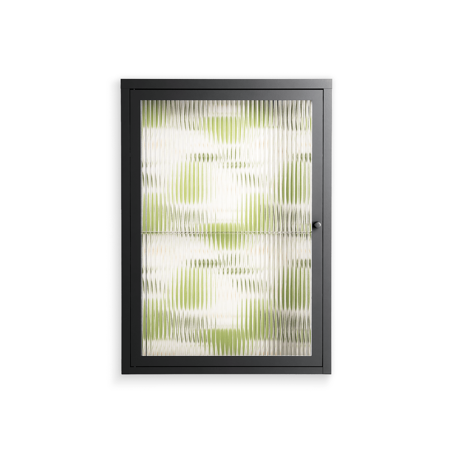 Pears - Wall Cabinet - Lydia Greaves - Antracite - Reeded glass