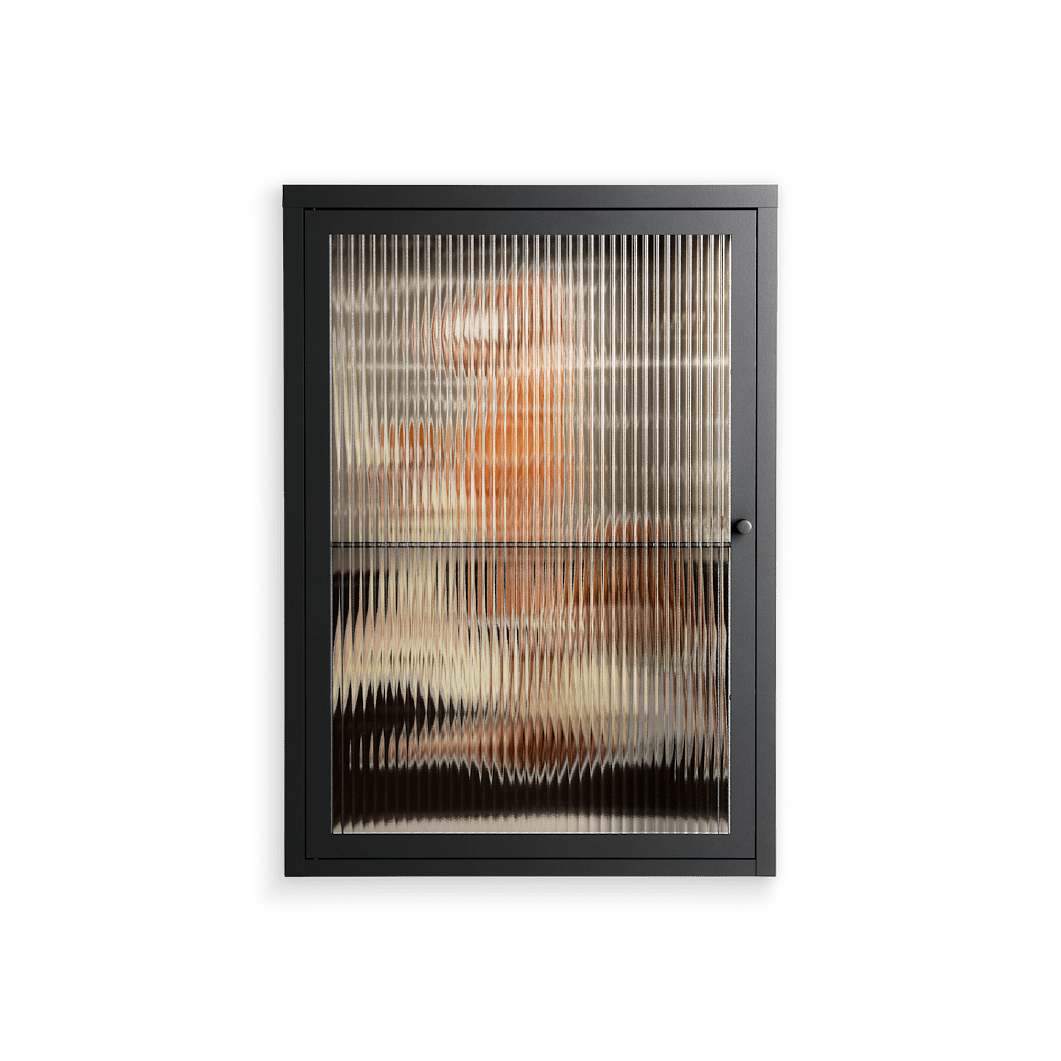 We Are Who We Are - Wall Cabinet - Sophie Goudman-Peachey - Antracite - Reeded glass