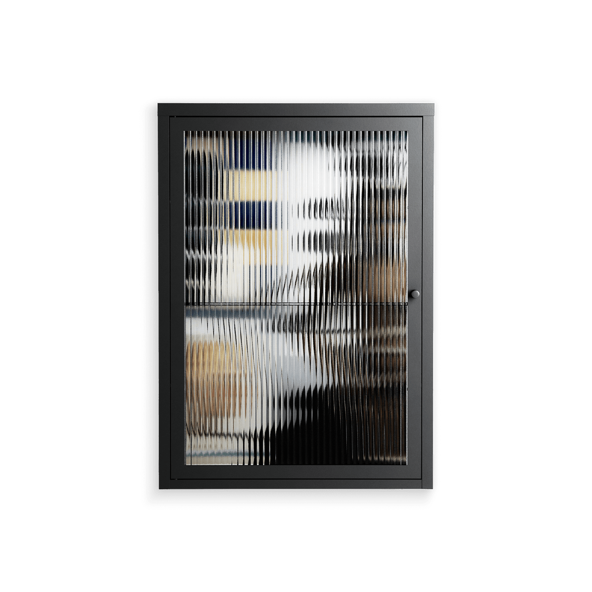 Dreaming With Open Eyes - Wall Cabinet - Sophie Goudman-Peachey - Antracite - Reeded glass