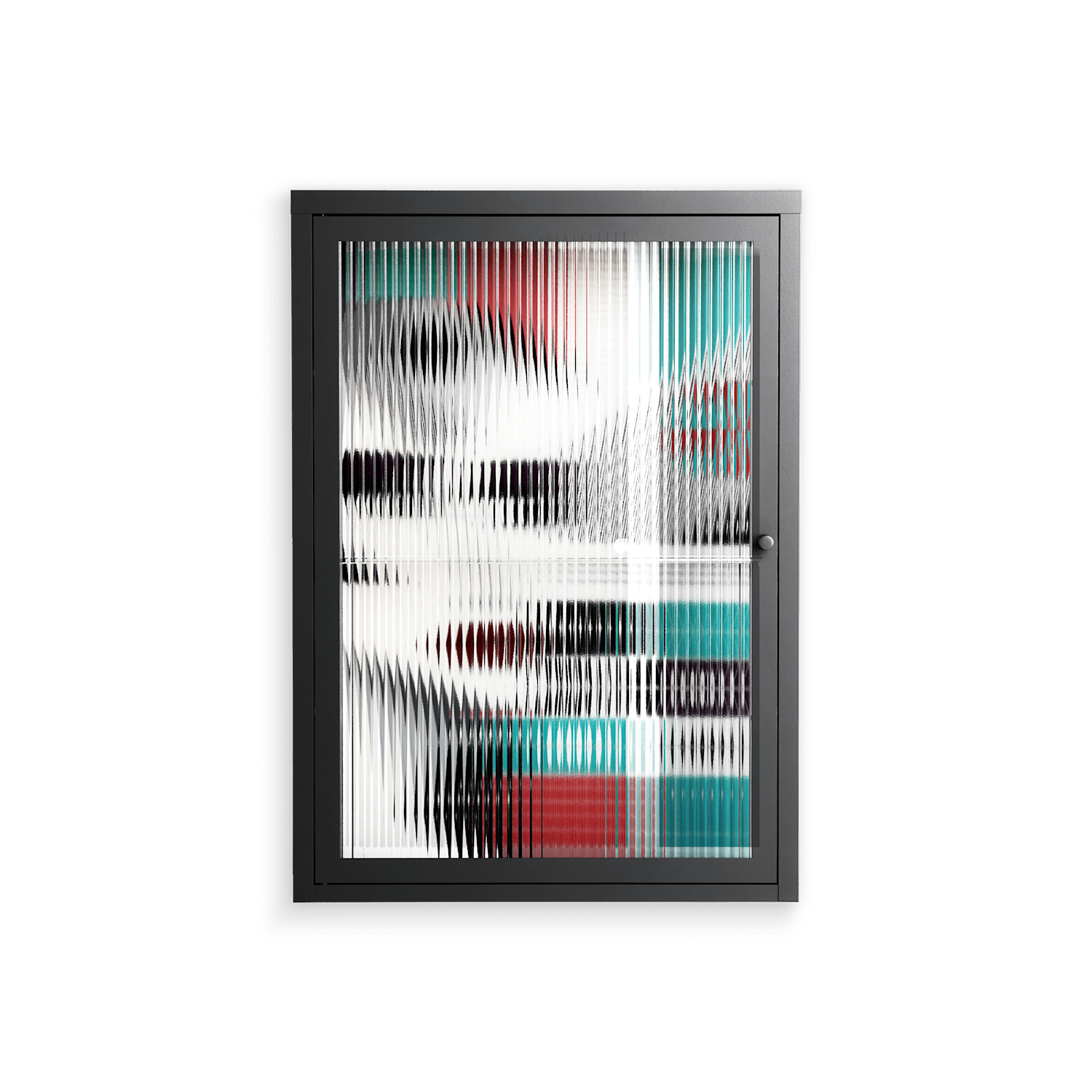 The Dessolution - Wall Cabinet - Mathilda Kienast - Antracite - Reeded glass