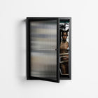 Dreaming With Open Eyes - Wall Cabinet - Sophie Goudman-Peachey - Antracite - Reeded glass