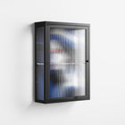 Beyond The Veil Of Consciousness - Wall Cabinet - Mathilda Kienast - Antracite - Reeded glass