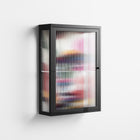 Fragments Of A Painted Souls - Wall Cabinet - Mathilda Kienast - Antracite - Reeded glass