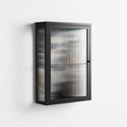 Dreaming With Open Eyes - Wall Cabinet - Sophie Goudman-Peachey - Antracite - Reeded glass