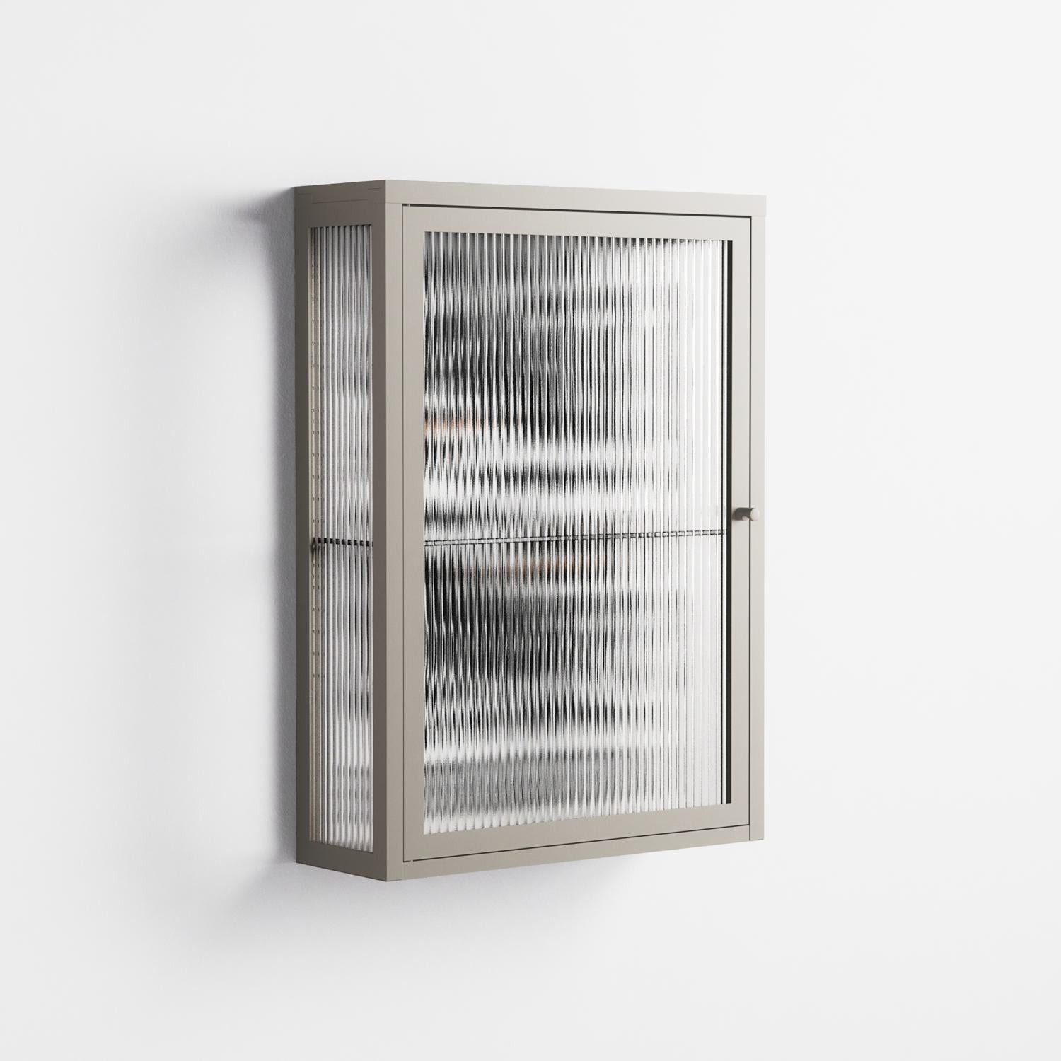 Every Dog - Wall Cabinet - Alexander Khabbazi - Pebble - Reeded glass