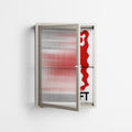 Nine Lives - Wall Cabinet - Alexander Khabbazi - Pebble - Reeded glass