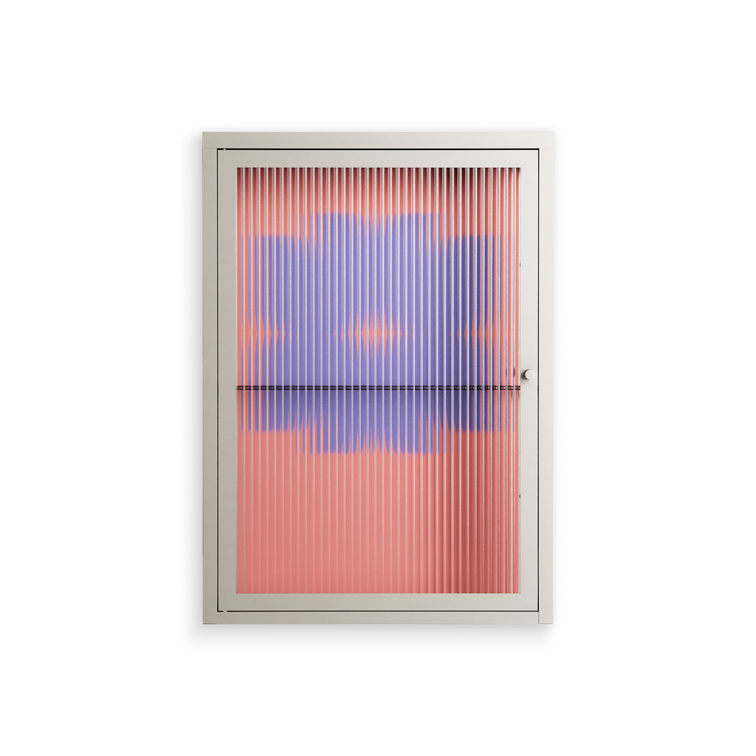 Stella - Wall Cabinet - Linus Lohoff - Pebble - Reeded glass